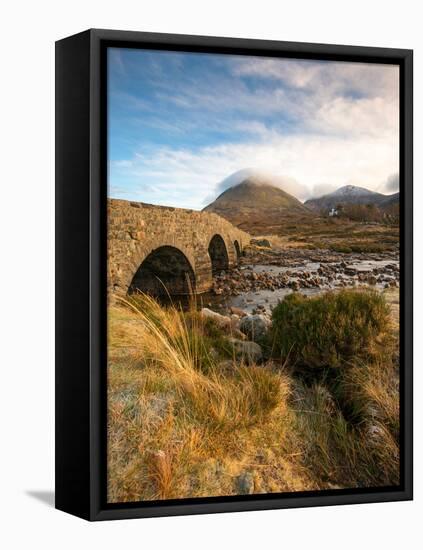 Sligachan Bridge, Isle of Skye Scotland UK-Tracey Whitefoot-Framed Stretched Canvas