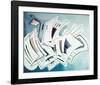 Slight Tension, 1935-Wassily Kandinsky-Framed Giclee Print