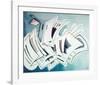 Slight Tension, 1935-Wassily Kandinsky-Framed Giclee Print