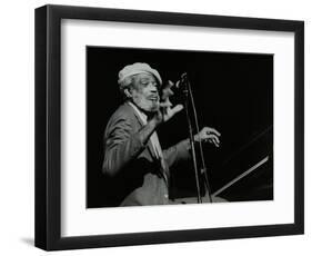 Slim Gaillard on the Piano at the Forum Theatre, Hatfield, Hertfordshire, 1986-Denis Williams-Framed Photographic Print