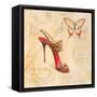 Sling Back Stiletto-Angela Staehling-Framed Stretched Canvas