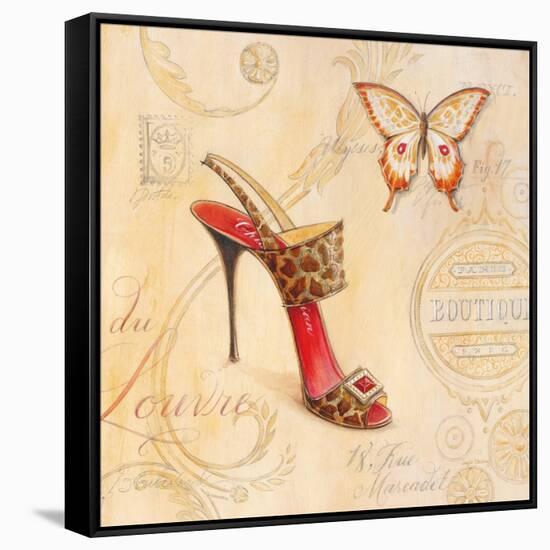 Sling Back Stiletto-Angela Staehling-Framed Stretched Canvas