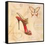 Sling Back Stiletto-Angela Staehling-Framed Stretched Canvas