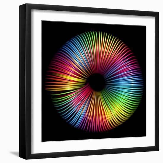 Slinky O-Magda Indigo-Framed Photographic Print