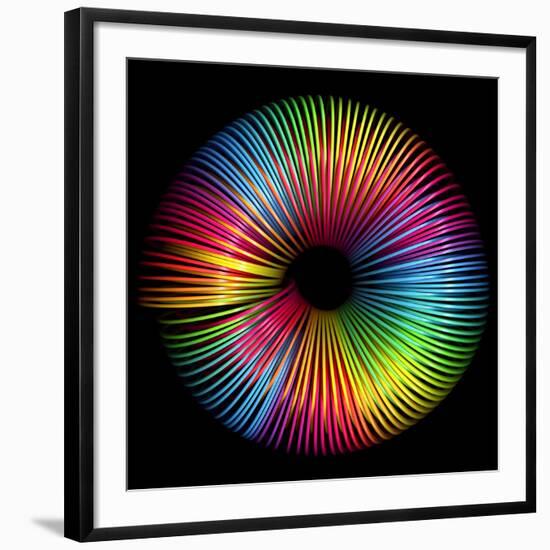 Slinky O-Magda Indigo-Framed Photographic Print