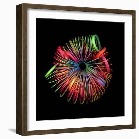 slinky-Magda Indigo-Framed Photographic Print