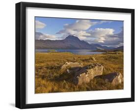 Slioch and Loch Maree, Wester Ross, North West Scotland, United Kingdom, Europe-Neale Clarke-Framed Photographic Print