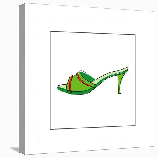 Slip on High Heeled Shoe-null-Stretched Canvas