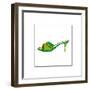 Slip on High Heeled Shoe-null-Framed Giclee Print