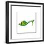 Slip on High Heeled Shoe-null-Framed Giclee Print