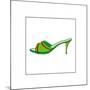 Slip on High Heeled Shoe-null-Mounted Giclee Print