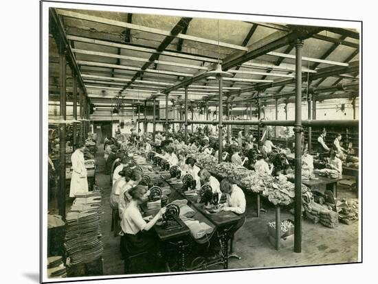 Slipper Manufacture, Long Meadow, 1923-English Photographer-Mounted Photographic Print