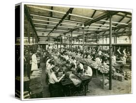 Slipper Manufacture, Long Meadow, 1923-English Photographer-Stretched Canvas