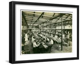 Slipper Manufacture, Long Meadow, 1923-English Photographer-Framed Premium Photographic Print