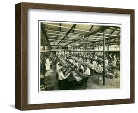 Slipper Manufacture, Long Meadow, 1923-English Photographer-Framed Photographic Print