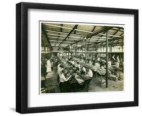 Slipper Manufacture, Long Meadow, 1923-English Photographer-Framed Photographic Print