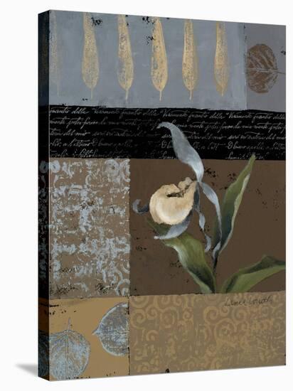 Slipper Orchid in Blue II-Lanie Loreth-Stretched Canvas