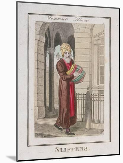 Slippers, Cries of London, 1804-William Marshall Craig-Mounted Giclee Print