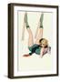 Slipping Beauty!-Enoch Bolles-Framed Art Print