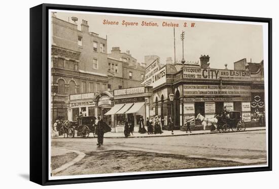 Sloane Square Station-null-Framed Stretched Canvas