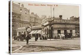 Sloane Square Station-null-Stretched Canvas