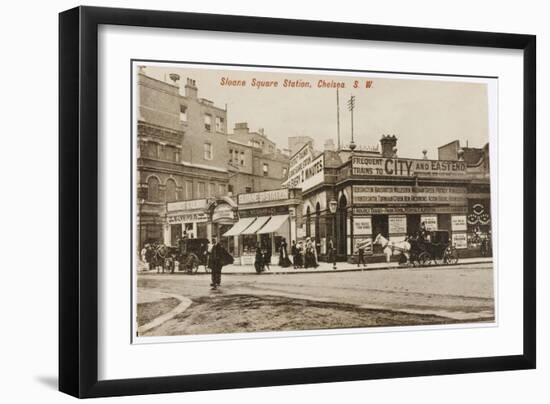 Sloane Square Station-null-Framed Photographic Print