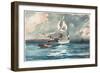 Sloop, Nassau, 1899 (W/C and Graphite on Paper)-Winslow Homer-Framed Giclee Print