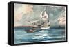 Sloop, Nassau, 1899 (W/C and Graphite on Paper)-Winslow Homer-Framed Stretched Canvas