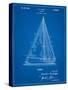 Sloop Sailboat Patent-Cole Borders-Stretched Canvas