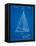 Sloop Sailboat Patent-Cole Borders-Framed Stretched Canvas