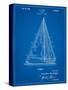 Sloop Sailboat Patent-Cole Borders-Stretched Canvas