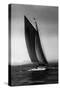 Sloop Sailboat Underway, Circa 1909-Asahel Curtis-Stretched Canvas