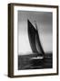 Sloop Sailboat Underway, Circa 1909-Asahel Curtis-Framed Premium Giclee Print