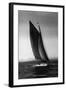 Sloop Sailboat Underway, Circa 1909-Asahel Curtis-Framed Giclee Print