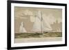 Sloop Yachts Mischief and Atalanta in the Race for "The America Cup"-null-Framed Art Print