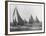 Sloops at Sail, 1915-Edwin Levick-Framed Art Print