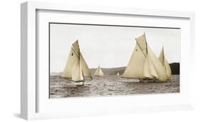 Sloops racing, 1926-null-Framed Giclee Print