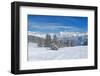 Slope on the Skiing Resort Flumserberg. Switzerland-swisshippo-Framed Photographic Print