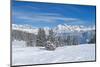 Slope on the Skiing Resort Flumserberg. Switzerland-swisshippo-Mounted Photographic Print