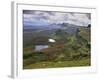 Slopes of the Quiraing, Northeast Coast of Trotternish Peninsula, Isle of Skye, Scotland-Patrick Dieudonne-Framed Photographic Print