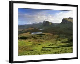 Slopes of the Quiraing, Northeast Coast of Trotternish Peninsula, Isle of Skye, Scotland-Patrick Dieudonne-Framed Photographic Print