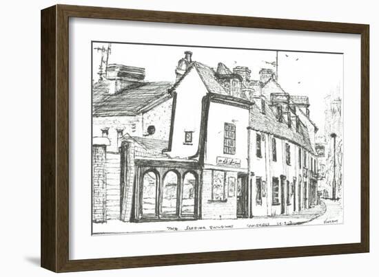 Sloping Buildings Cambridge, 2003-Vincent Alexander Booth-Framed Giclee Print