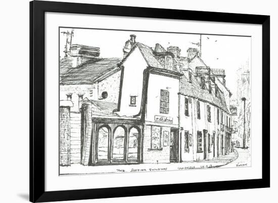 Sloping Buildings Cambridge, 2003-Vincent Alexander Booth-Framed Giclee Print