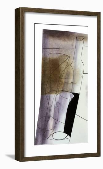 Sloping Vertical, 1981-Ben Nicholson-Framed Art Print