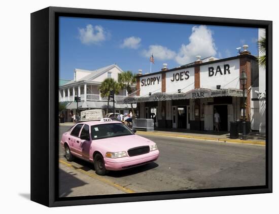 Sloppy Joe's Bar, Famous Because Ernest Hemingway Drank There, Duval Street, Florida-R H Productions-Framed Stretched Canvas
