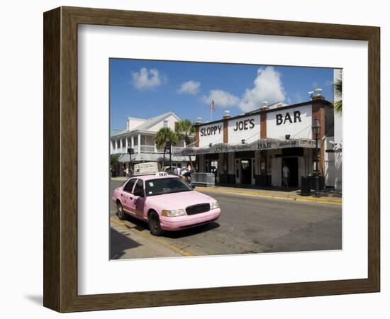 Sloppy Joe's Bar, Famous Because Ernest Hemingway Drank There, Duval Street, Florida-R H Productions-Framed Photographic Print