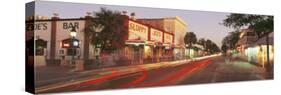 Sloppy Joe's Bar Illuminated at Night, Duval Street, Key West, Florida, USA-null-Stretched Canvas