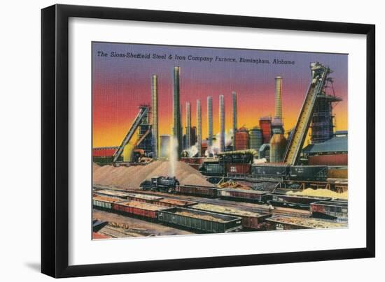 Sloss-Sheffield Steel Mill, Birmingham, Alabama-null-Framed Art Print