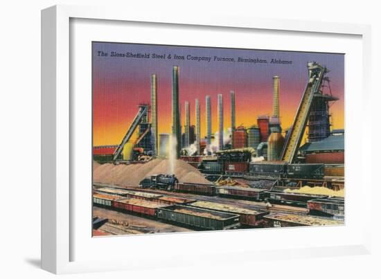 Sloss-Sheffield Steel Mill, Birmingham, Alabama-null-Framed Art Print