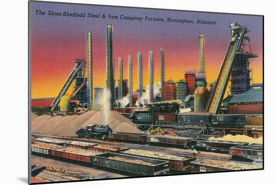 Sloss-Sheffield Steel Mill, Birmingham, Alabama-null-Mounted Art Print